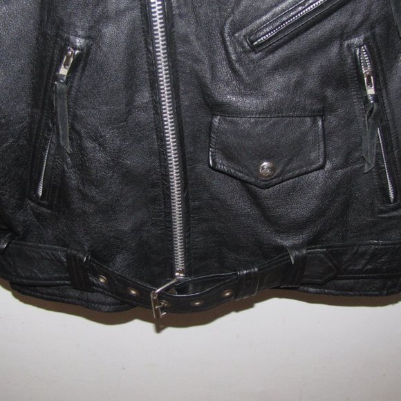Vintage Cosa Nova Black Leather jacket - Picture 8 of 9